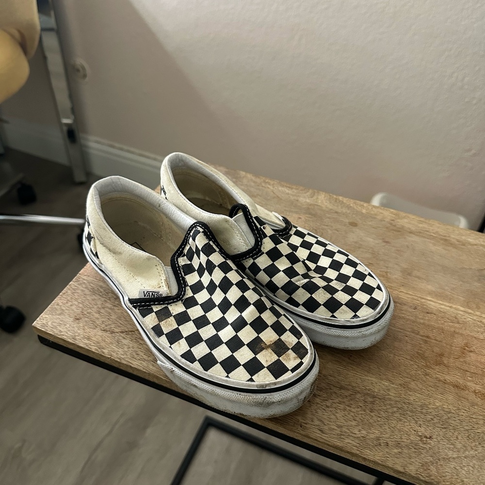 Checkered Vans